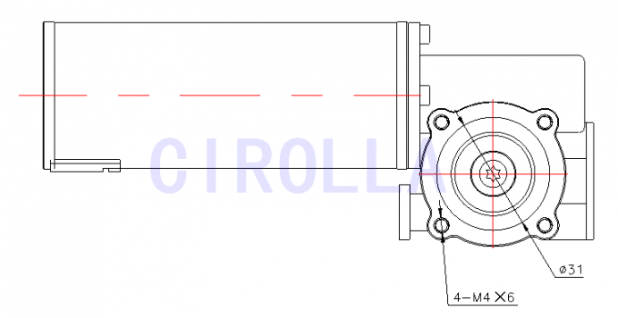 GV do CCC do CE do motor elétrico de vidro redondo da porta do deslizamento/do motor atuador da fechadura da porta